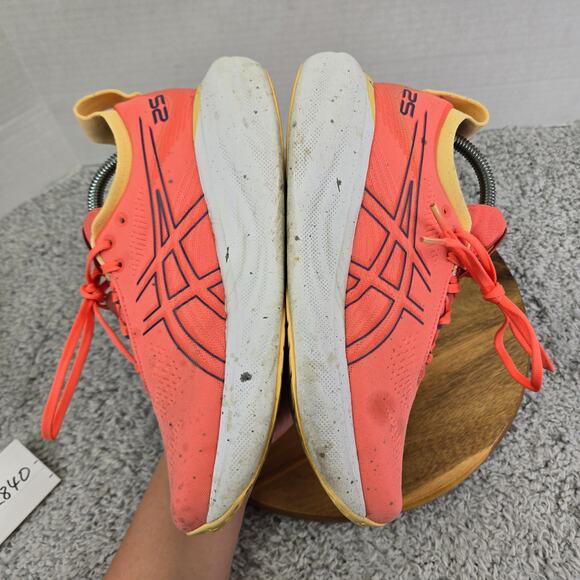 Asics Gel-Nimbus 25 Papaya Dusty Purple Athletic Daily Running Shoe Womens 8.5 - Picture 8 of 13